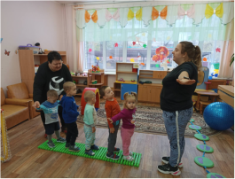 Реализации ОП «Гость группы» Знакомство с профессией «Инструктор по физической культуре в детском саду» (дежурная группа №1) Реализации ОП «Гость группы» Знакомство с профессией «Инструктор по физической культуре в детском саду» (дежурная группа №1).