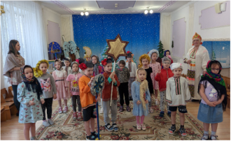 Святочные колядки «Гуляют ребятки, щедруют колядки» Дежурная группа № 4 Святочные колядки «Гуляют ребятки, щедруют колядки» Дежурная группа № 4.