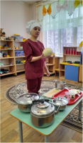 Реализация технологи «Гость группы» - знакомство с профессией повар. Дежурная группа №1 Реализация технологи «Гость группы» - знакомство с профессией повар. Дежурная группа №1.